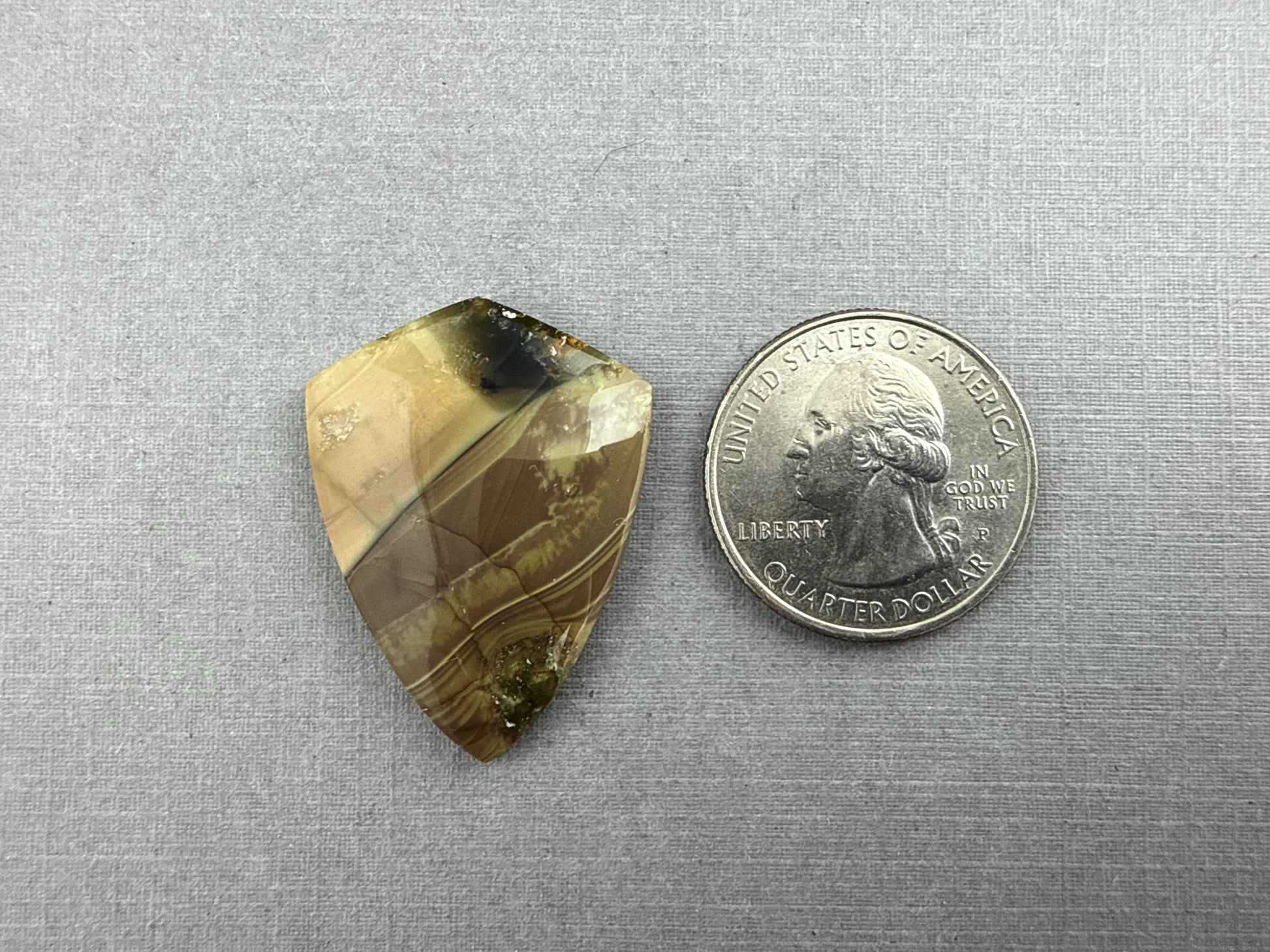 Blue Mountain Jasper Cabochon | Oregon Gemstone | Mined in the USA | JS322 - Blue Mountain Jasper, Oregon Gemstone - GemEnthusiast