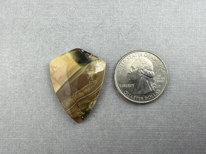 Blue Mountain Jasper Cabochon | Oregon Gemstone | Mined in the USA | JS322 - Blue Mountain Jasper, Oregon Gemstone - GemEnthusiast