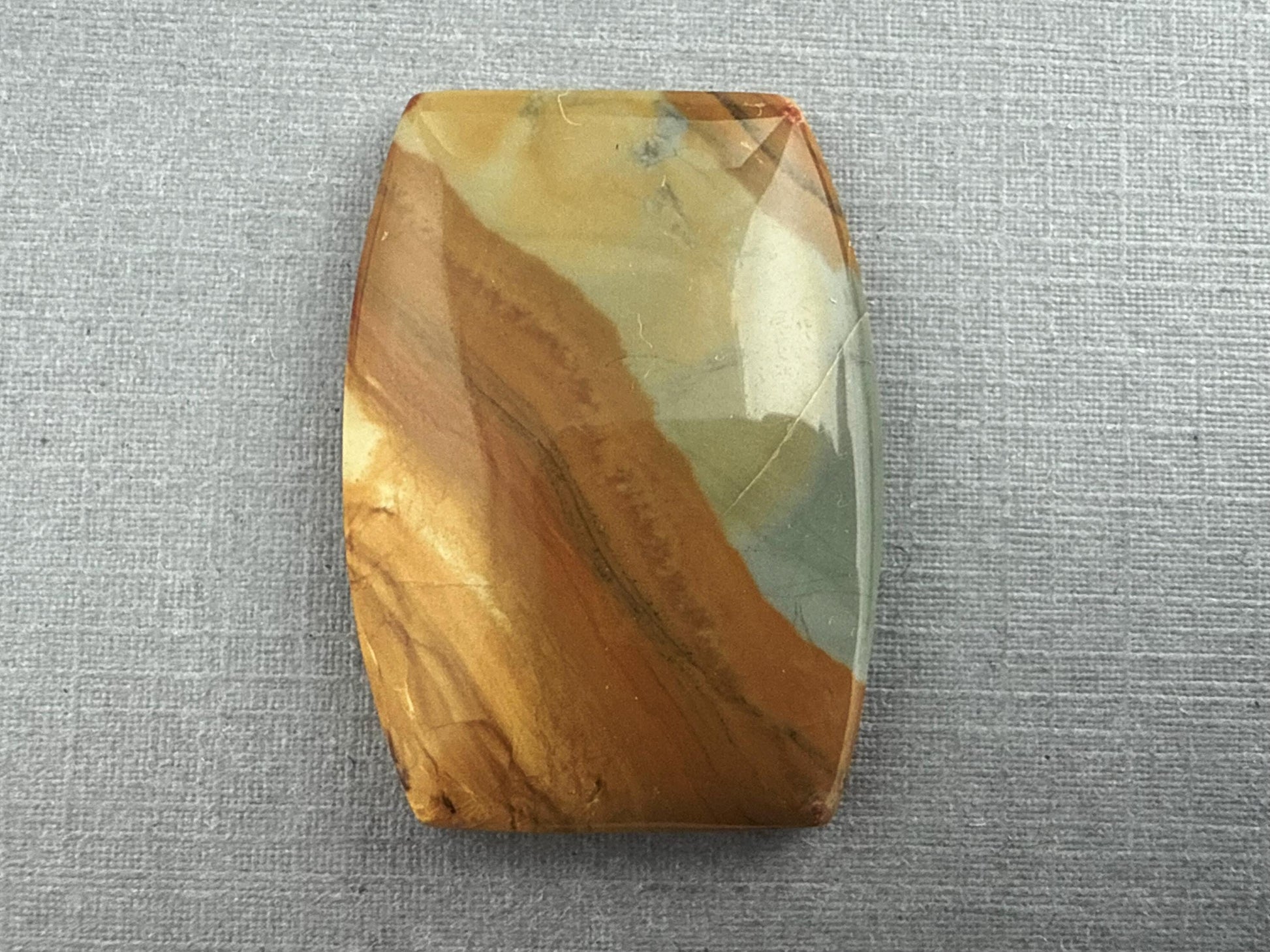 Owyhee Picture Jasper Cabochon | Oregon Idaho Gemstone | Mined in the USA | JS309 - Owyhee Jasper, Picture Jasper - GemEnthusiast