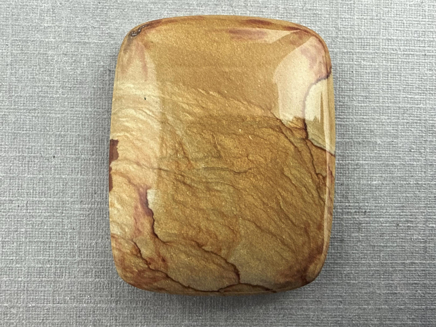 Owyhee Picture Jasper Cabochon | Oregon Idaho Gemstone | Mined in the USA | JS308 - Owyhee Jasper, Picture Jasper - GemEnthusiast
