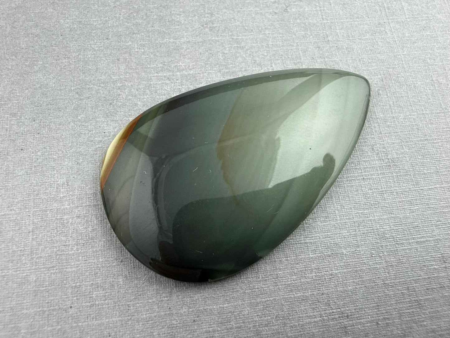 Large Blue Mountain Jasper Cabochon | Oregon Gemstone | Mined in the USA | JS325 - Blue Mountain Jasper, Oregon Gemstone - GemEnthusiast