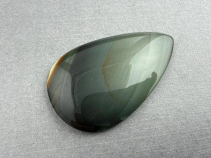 Large Blue Mountain Jasper Cabochon | Oregon Gemstone | Mined in the USA | JS325 - Blue Mountain Jasper, Oregon Gemstone - GemEnthusiast