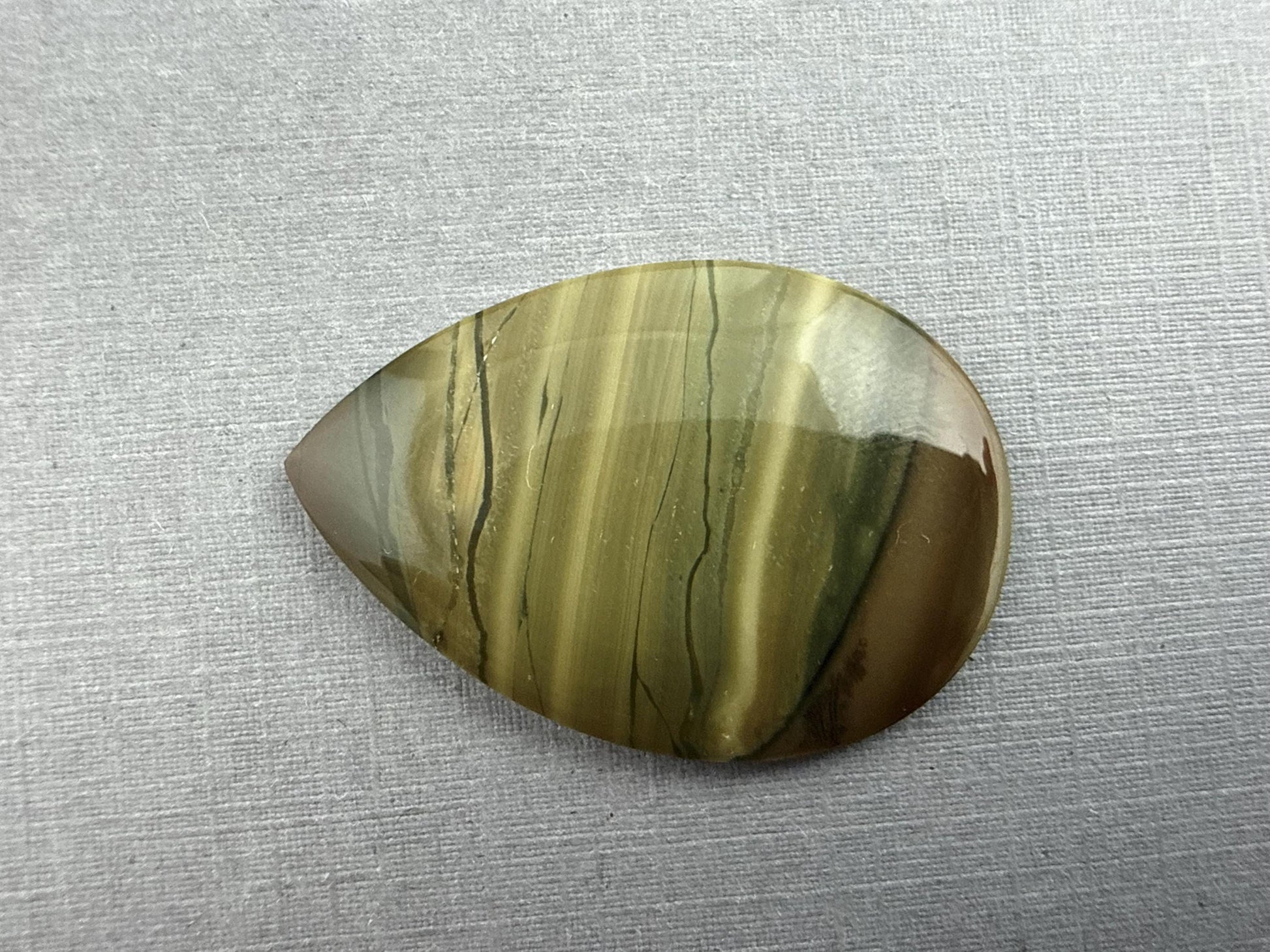 Blue Mountain Jasper Cabochon | Oregon Gemstone | Mined in the USA | JS330 - Blue Mountain Jasper, Oregon Gemstone - GemEnthusiast