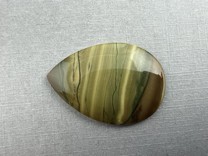 Blue Mountain Jasper Cabochon | Oregon Gemstone | Mined in the USA | JS330 - Blue Mountain Jasper, Oregon Gemstone - GemEnthusiast