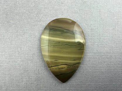 Blue Mountain Jasper Cabochon | Oregon Gemstone | Mined in the USA | JS330 - Blue Mountain Jasper, Oregon Gemstone - GemEnthusiast