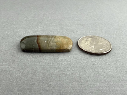 Owyhee Picture Jasper Cabochon | Oregon Idaho Gemstone | Mined in the USA | JS300 - Owyhee Jasper, Picture Jasper - GemEnthusiast