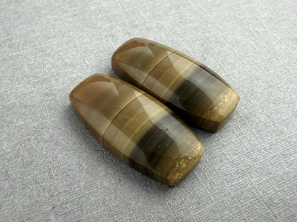 Oregon Blue Mountain Jasper Pair | Mined in the USA | JS323 - Blue Mountain Jasper, Oregon Gemstone - GemEnthusiast