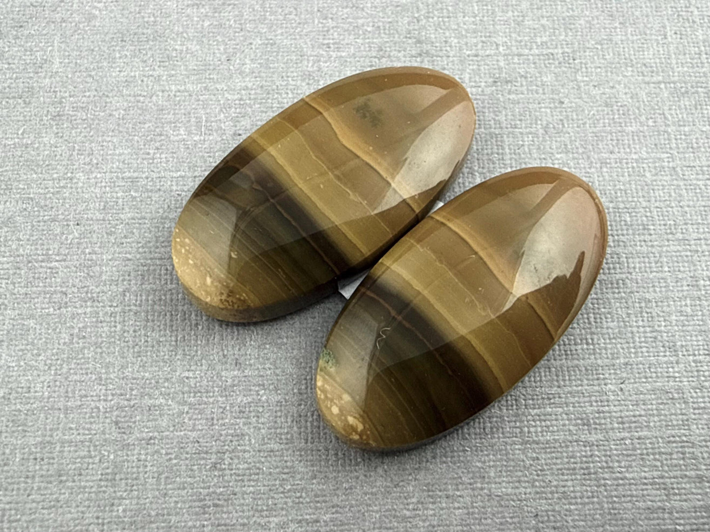 Oregon Blue Mountain Jasper Pair | Mined in the USA | JS327 - Blue Mountain Jasper, Oregon Gemstone - GemEnthusiast
