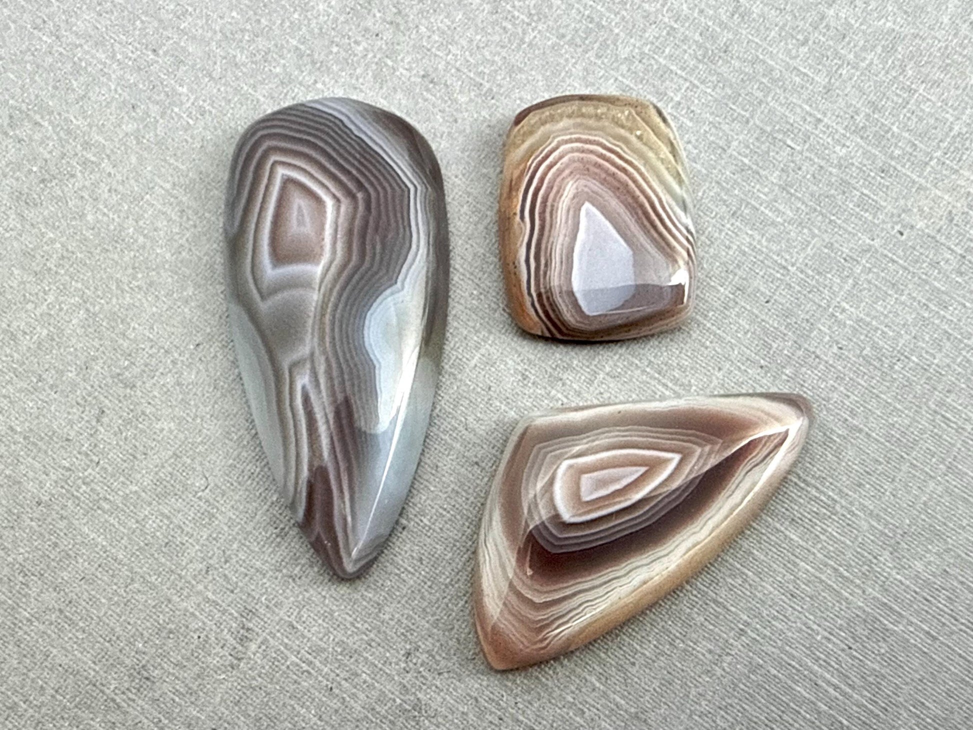 Timor Agate Lot | Large Natural Loose Cabochon Gemstones from Indonesia | AG314 - Agate - GemEnthusiast