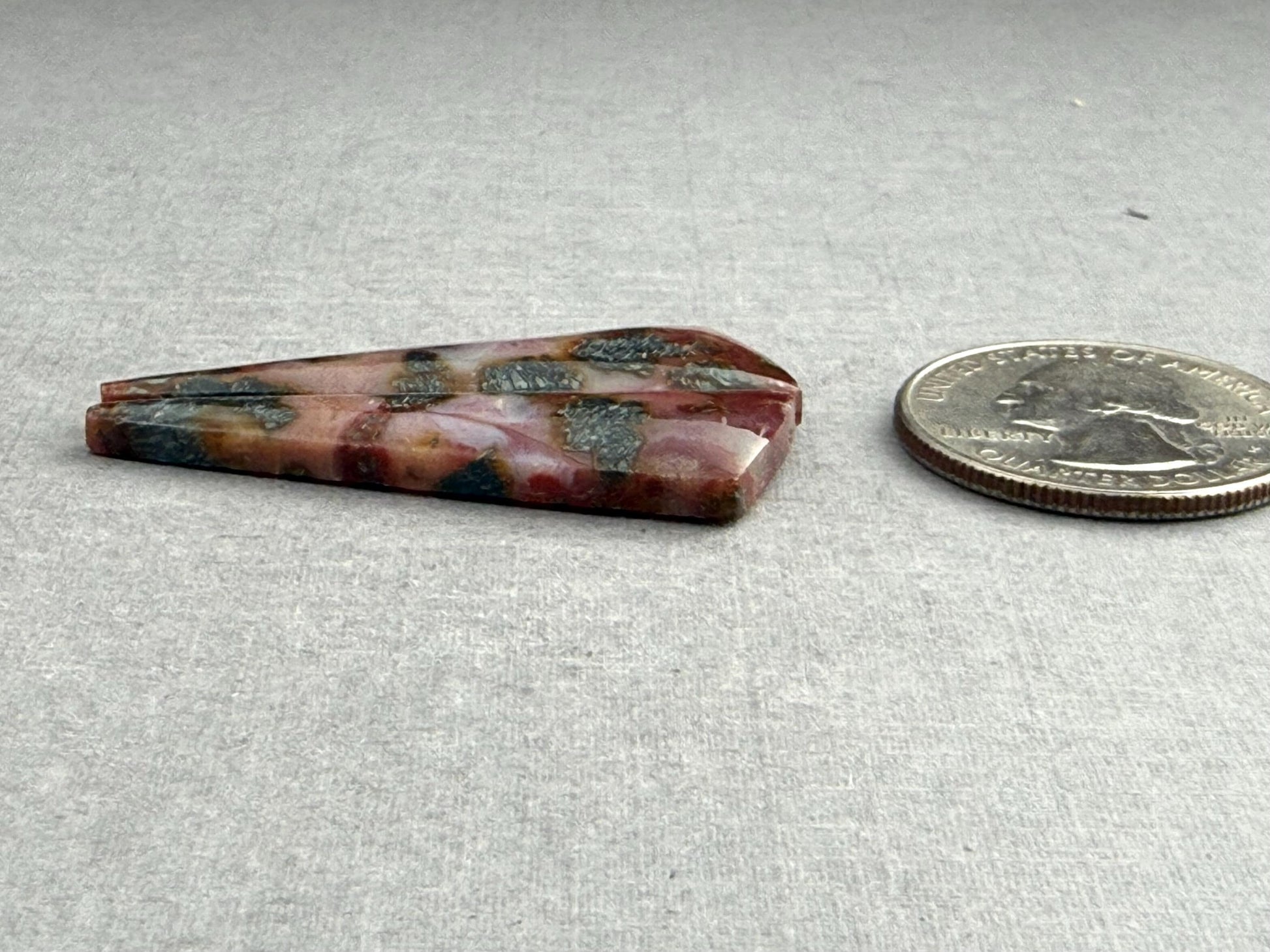 Marcasite in Quartz Cabochon Pair | Natural Gemstone | QU524 - Marcasite, Quartz - GemEnthusiast