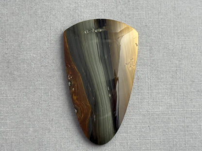 Large Blue Mountain Jasper Cabochon | Oregon Gemstone | Mined in the USA | JS320 - Blue Mountain Jasper, Oregon Gemstone - GemEnthusiast