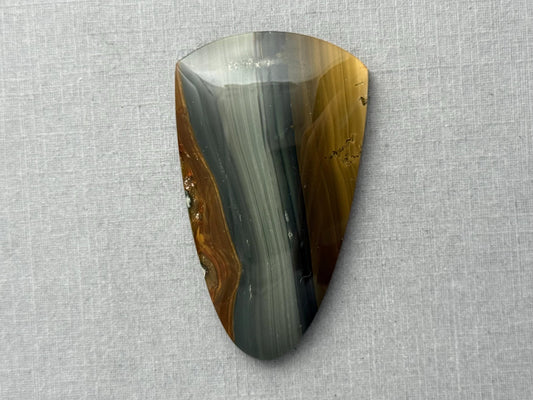 Large Blue Mountain Jasper Cabochon | Oregon Gemstone | Mined in the USA | JS320 - Blue Mountain Jasper, Oregon Gemstone - GemEnthusiast