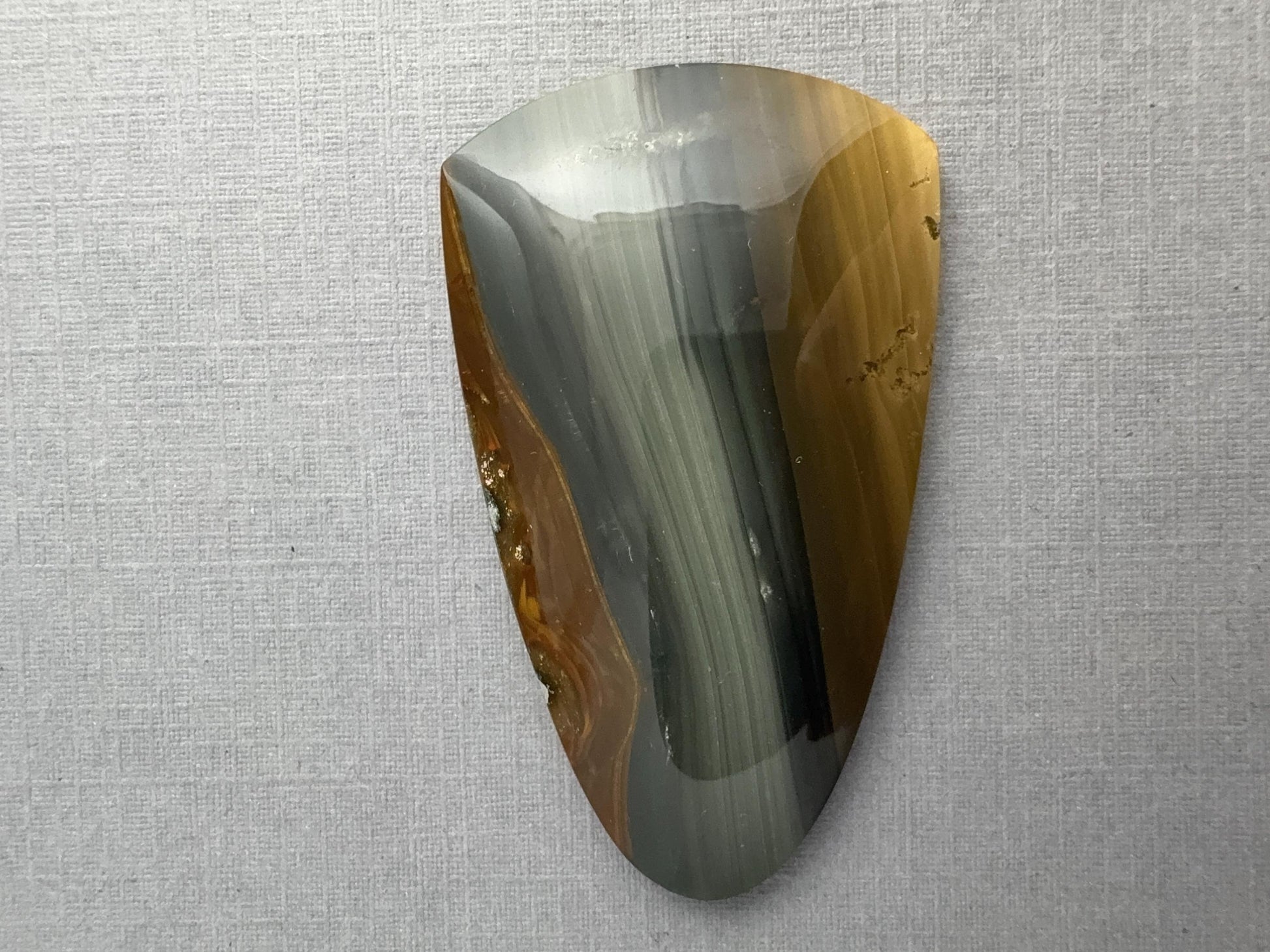 Large Blue Mountain Jasper Cabochon | Oregon Gemstone | Mined in the USA | JS320 - Blue Mountain Jasper, Oregon Gemstone - GemEnthusiast