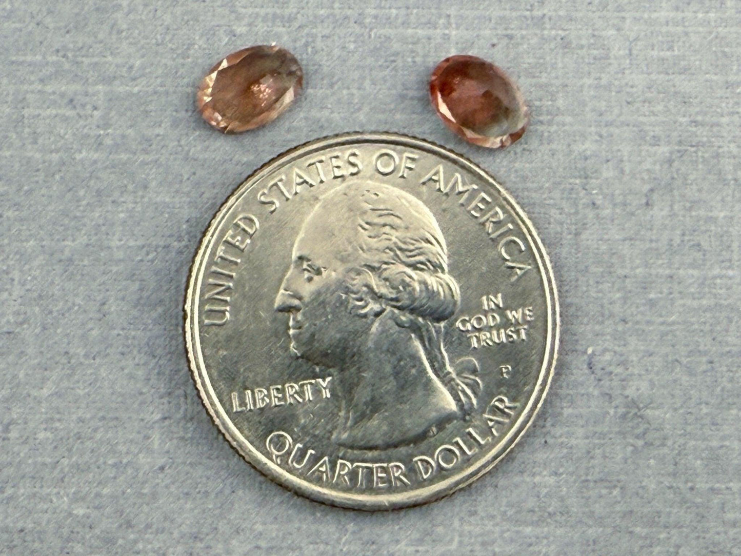 7x5 Oregon Sunstones Oval Pair | 1.4 carats | OSF196 - 7x5 Oregon Sunstone Pair - GemEnthusiast
