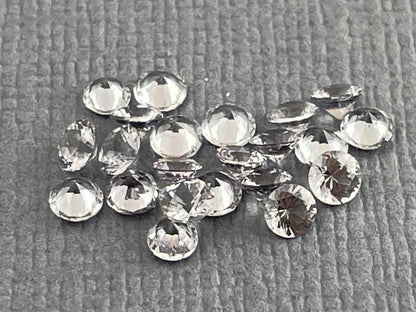 Platinum Spinel Round | 2.5mm or 3mm | Natural Mozambique Gemstone - Natural Spinel - GemEnthusiast