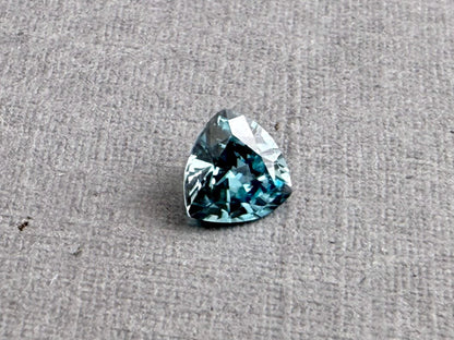 Blue Zircon Trillion Cut | Natural Gemstone | 4.9 x 4.8 mm | ZC102 - Natural Zircon - GemEnthusiast