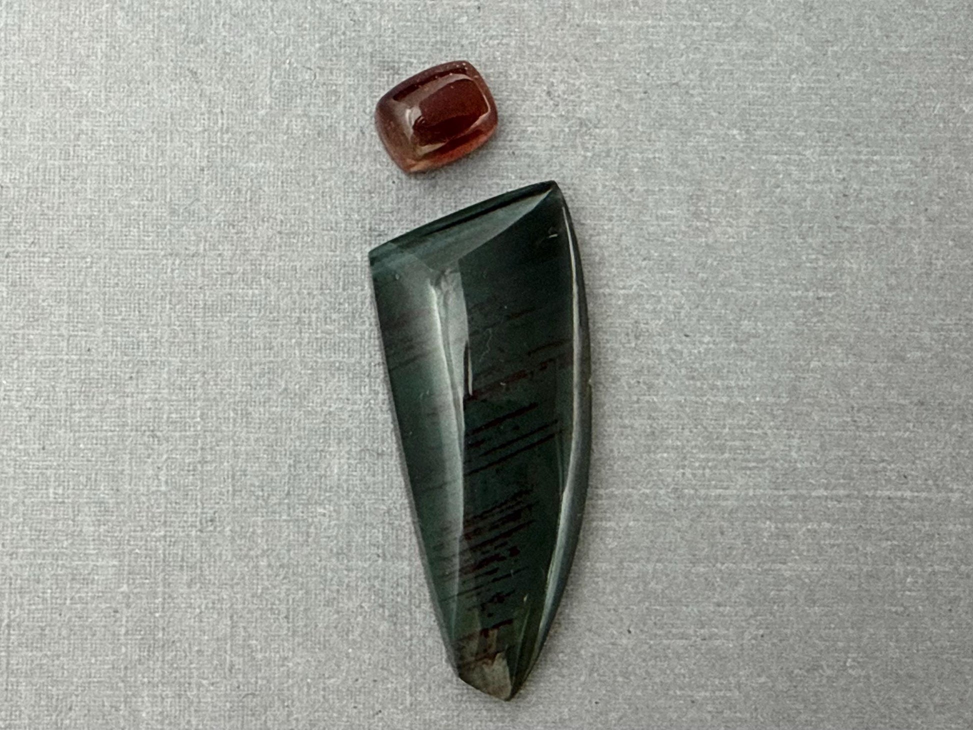 Oregon Gemstone Set | Blue Mountain Jasper, Sunstone | SET110 - Oregon Sunstone, Oregon Blue Mountain Jasper - GemEnthusiast