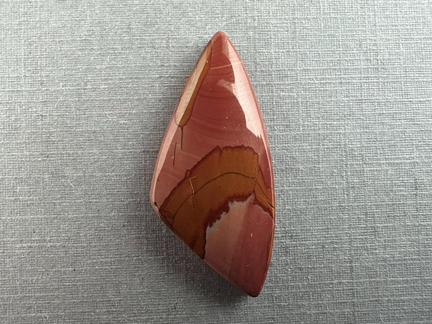 Antelope Jasper Cabochon | Oregon Idaho Gemstone | Mined in the USA | 34x16x5.5 | JS317 - Owyhee Jasper, Antelope Jasper - GemEnthusiast