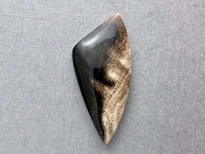 Smokey Petrified Wood | Natural Fossil Cabochons | WO254 - Petrified Wood, Smokey Quartz - GemEnthusiast