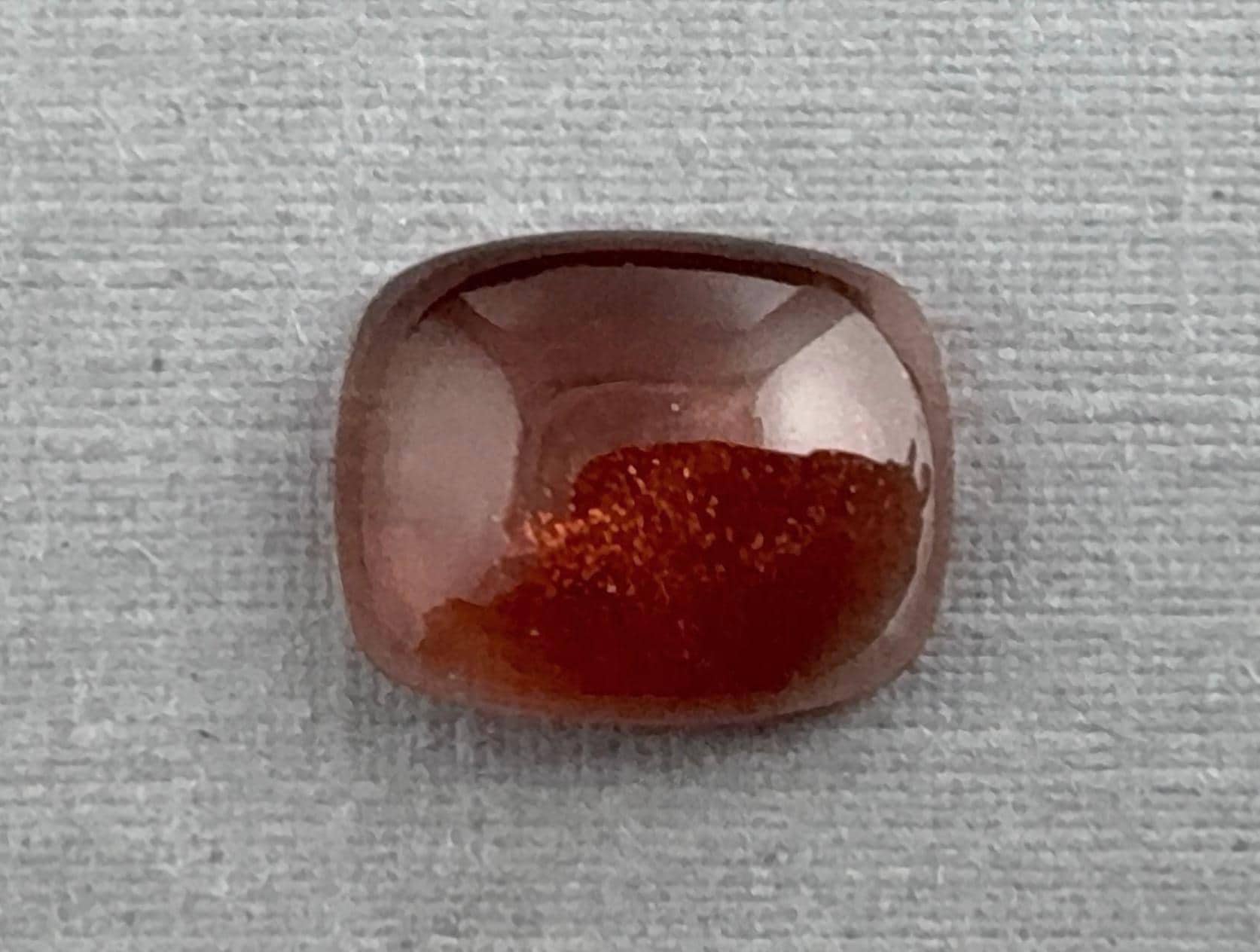 10x8 Oregon Sunstones Rectangle Cushion Cabochon | 2.67 carats | OSC299 - Oregon Sunstone - GemEnthusiast