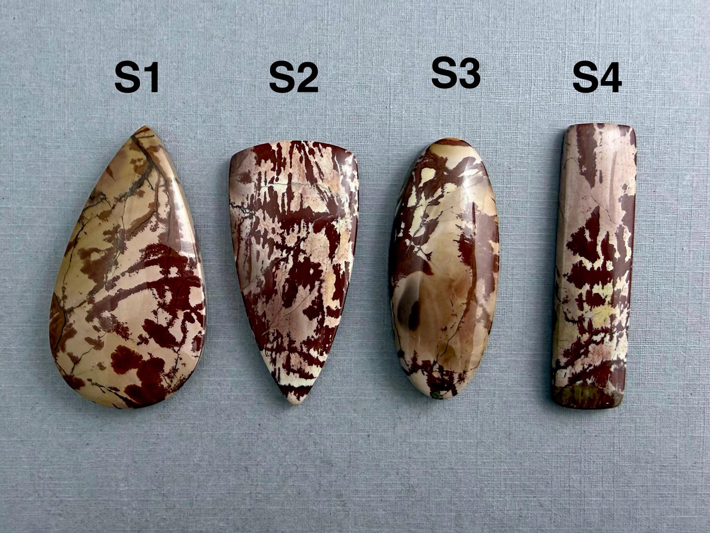 Dead Camel Jasper | American Gemstone Cabochon from Nevada | JS346 - Dead Camel Jasper - GemEnthusiast