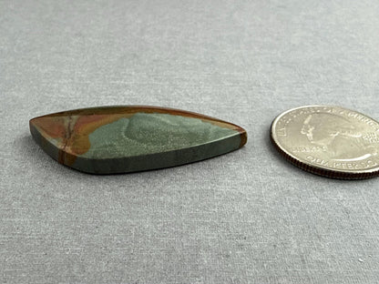 Oregon Jasper Cabochon | Owyhee Mountain Gemstone | Mined in the USA | JS301 - Owyhee Jasper - GemEnthusiast