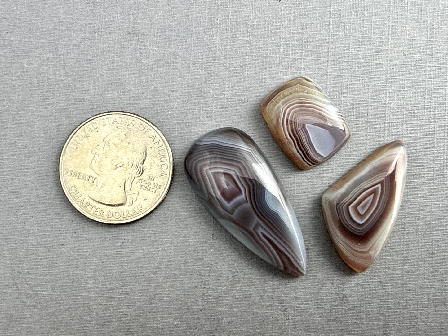 Timor Agate Lot | Large Natural Loose Cabochon Gemstones from Indonesia | AG314 - Agate - GemEnthusiast