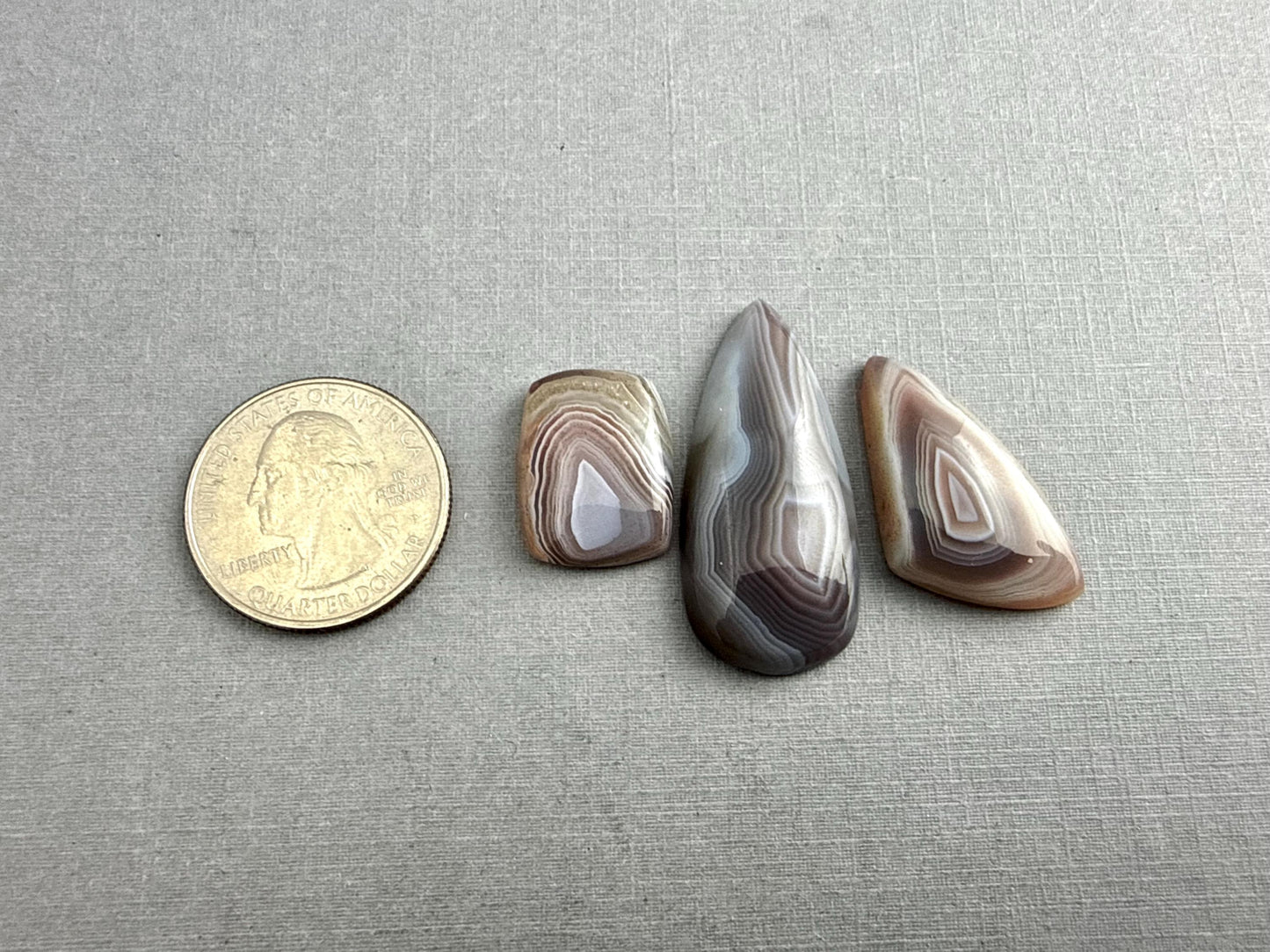 Timor Agate Lot | Large Natural Loose Cabochon Gemstones from Indonesia | AG314 - Agate - GemEnthusiast