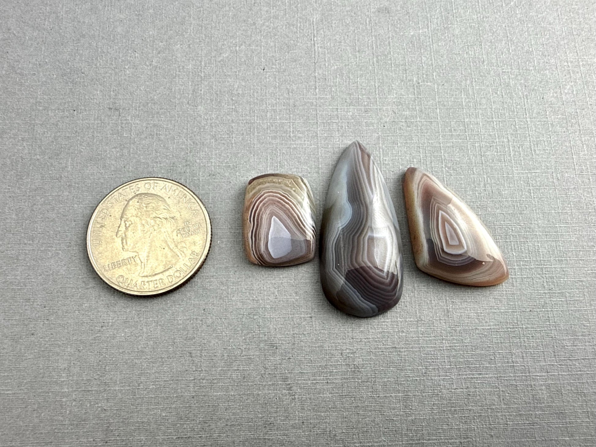 Timor Agate Lot | Large Natural Loose Cabochon Gemstones from Indonesia | AG314 - Agate - GemEnthusiast