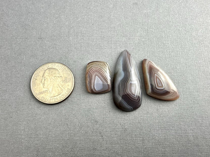 Timor Agate Lot | Large Natural Loose Cabochon Gemstones from Indonesia | AG314 - Agate - GemEnthusiast