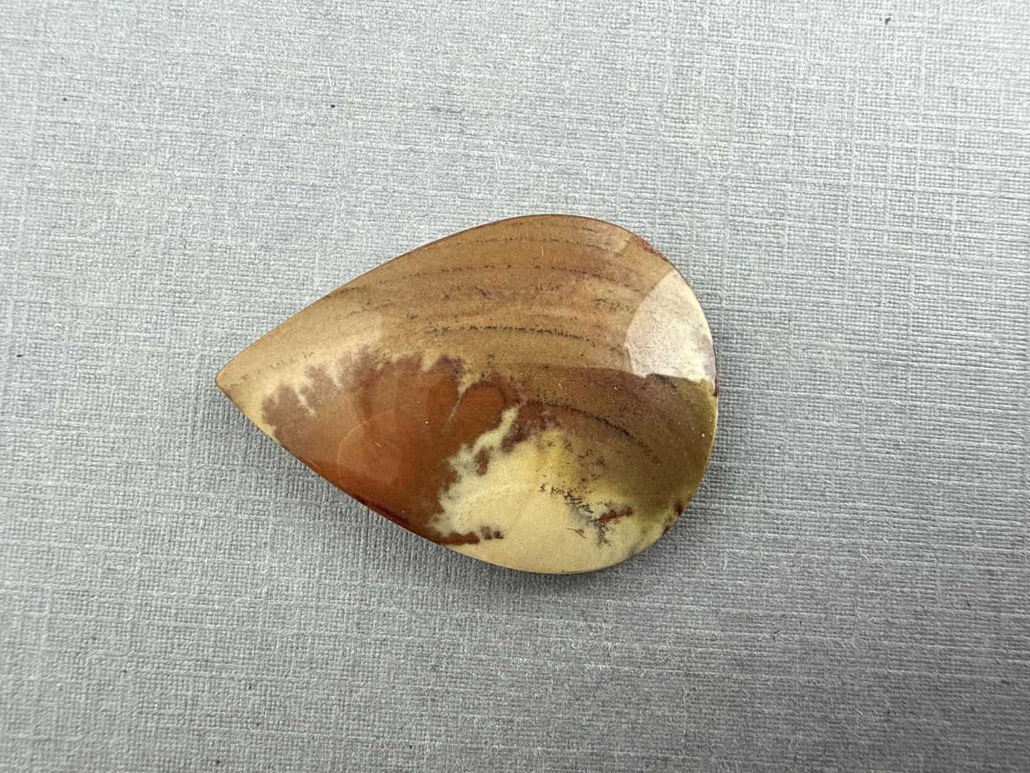 Owyhee Picture Jasper Cabochon | Oregon Idaho Gemstone | Mined in the USA | JS307 - Owyhee Jasper, Oregon Jasper - GemEnthusiast