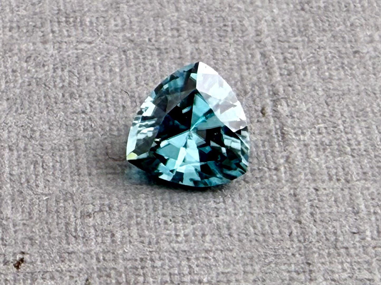 Blue Zircon Trillion Cut | Natural Gemstone | 4.9 x 4.8 mm | ZC102 - Natural Zircon - GemEnthusiast