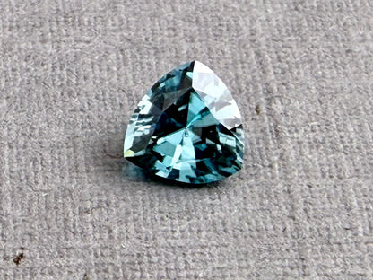 Blue Zircon Trillion Cut | Natural Gemstone | 4.9 x 4.8 mm | ZC102 - Natural Zircon - GemEnthusiast