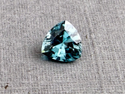 Blue Zircon Trillion Cut | Natural Gemstone | 4.9 x 4.8 mm | ZC102 - Natural Zircon - GemEnthusiast