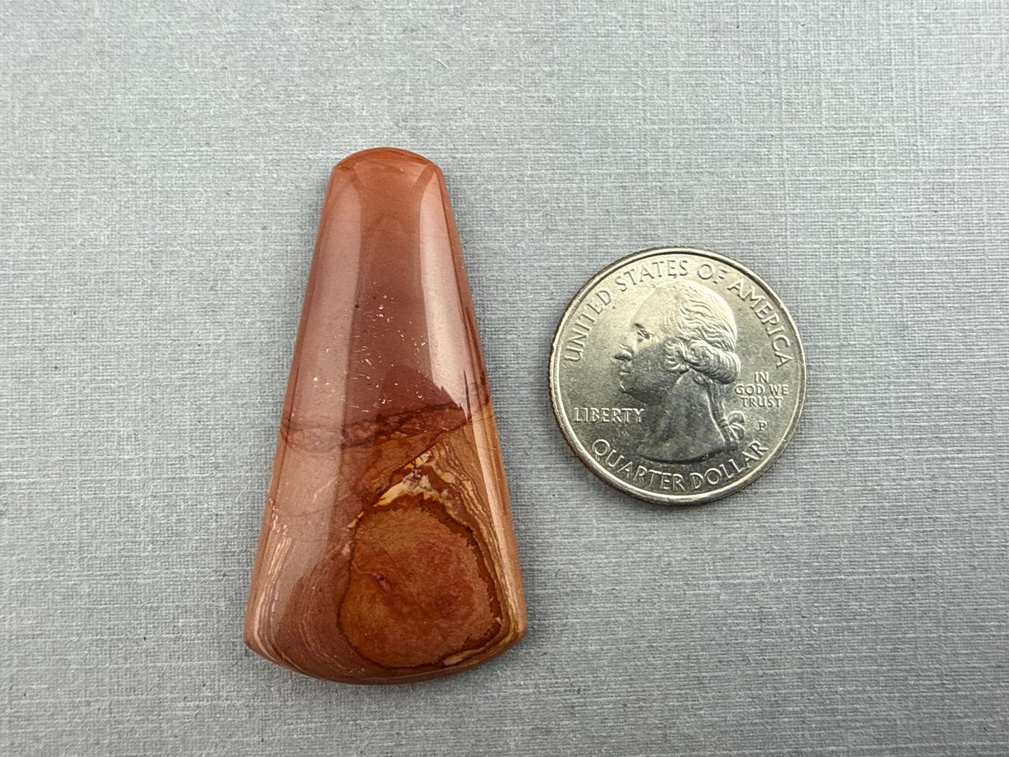 LARGE Antelope Jasper Cabochon | Oregon Idaho Gemstone | Mined in the USA | JS313 - Owyhee Jasper, Antelope Jasper - GemEnthusiast