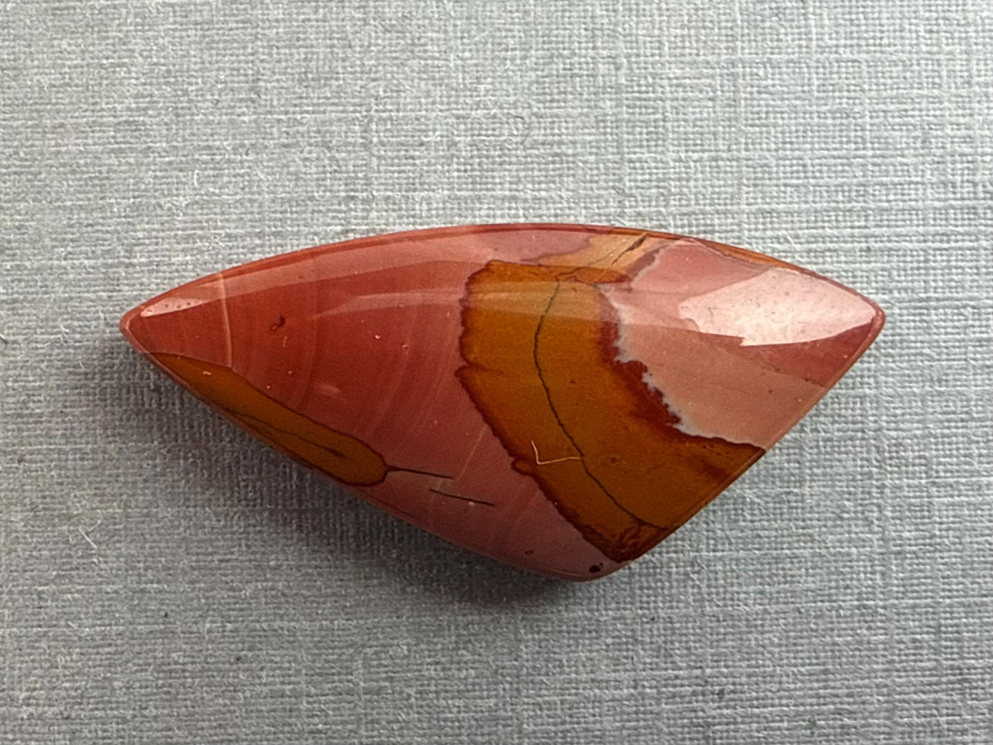 Antelope Jasper Cabochon | Oregon Idaho Gemstone | Mined in the USA | 34x16x5.5 | JS317 - Owyhee Jasper, Antelope Jasper - GemEnthusiast