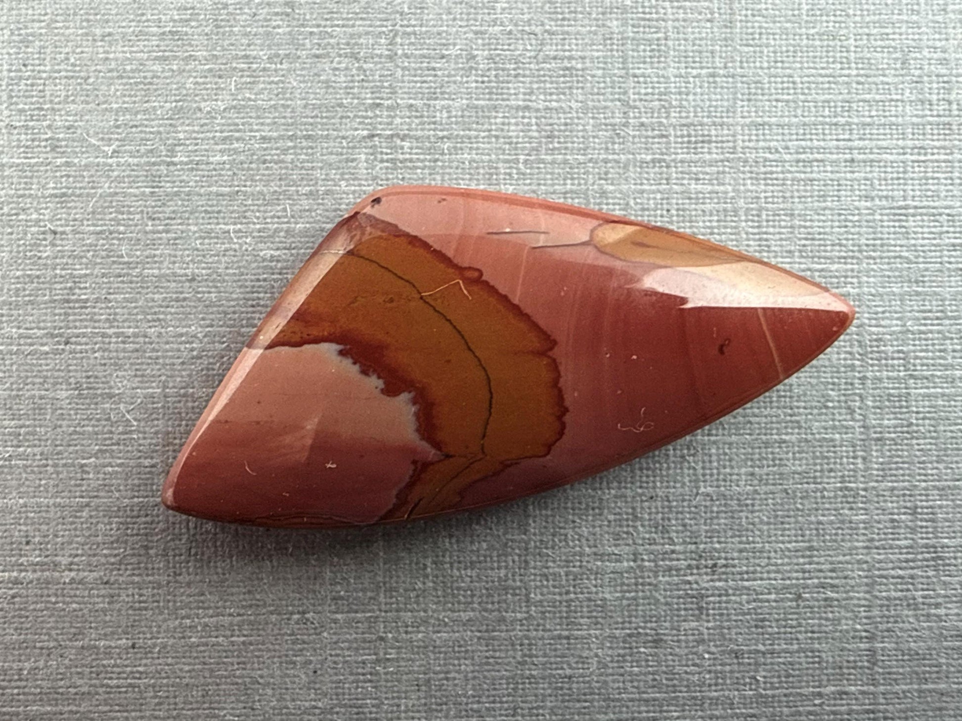 Antelope Jasper Cabochon | Oregon Idaho Gemstone | Mined in the USA | 34x16x5.5 | JS317 - Owyhee Jasper, Antelope Jasper - GemEnthusiast