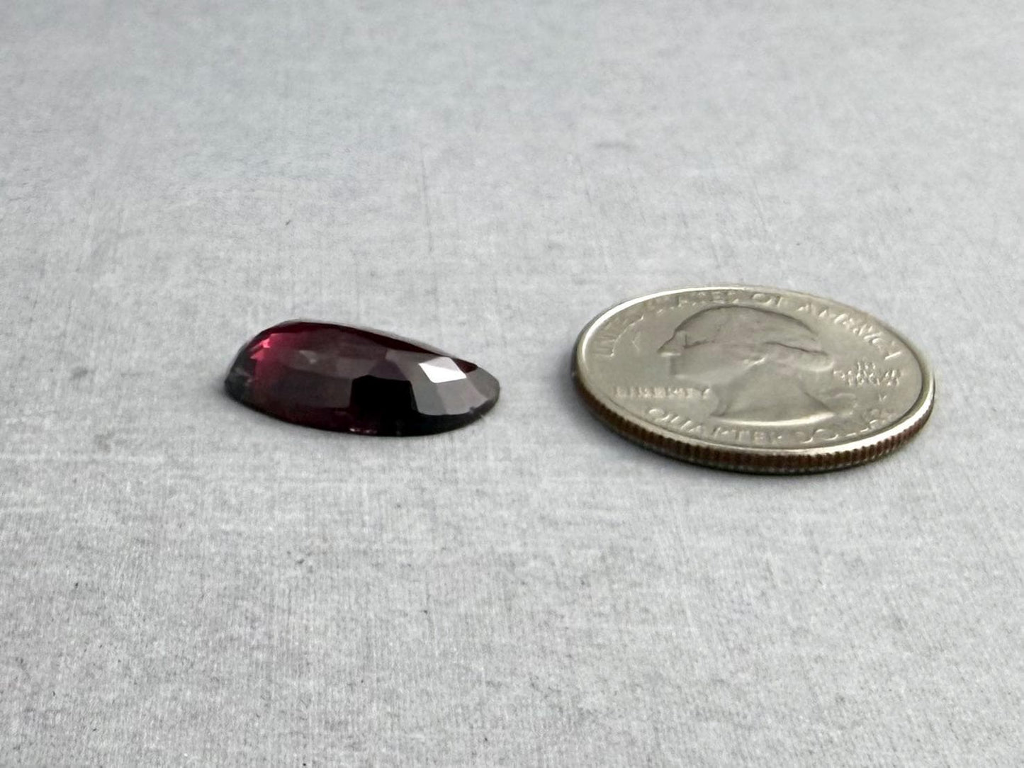 LARGE Rubellite Tourmaline Rose Cut Cabochon | Loose Natural Gemstone | 8+ carats | TR145 - Rubellite Tourmaline - GemEnthusiast