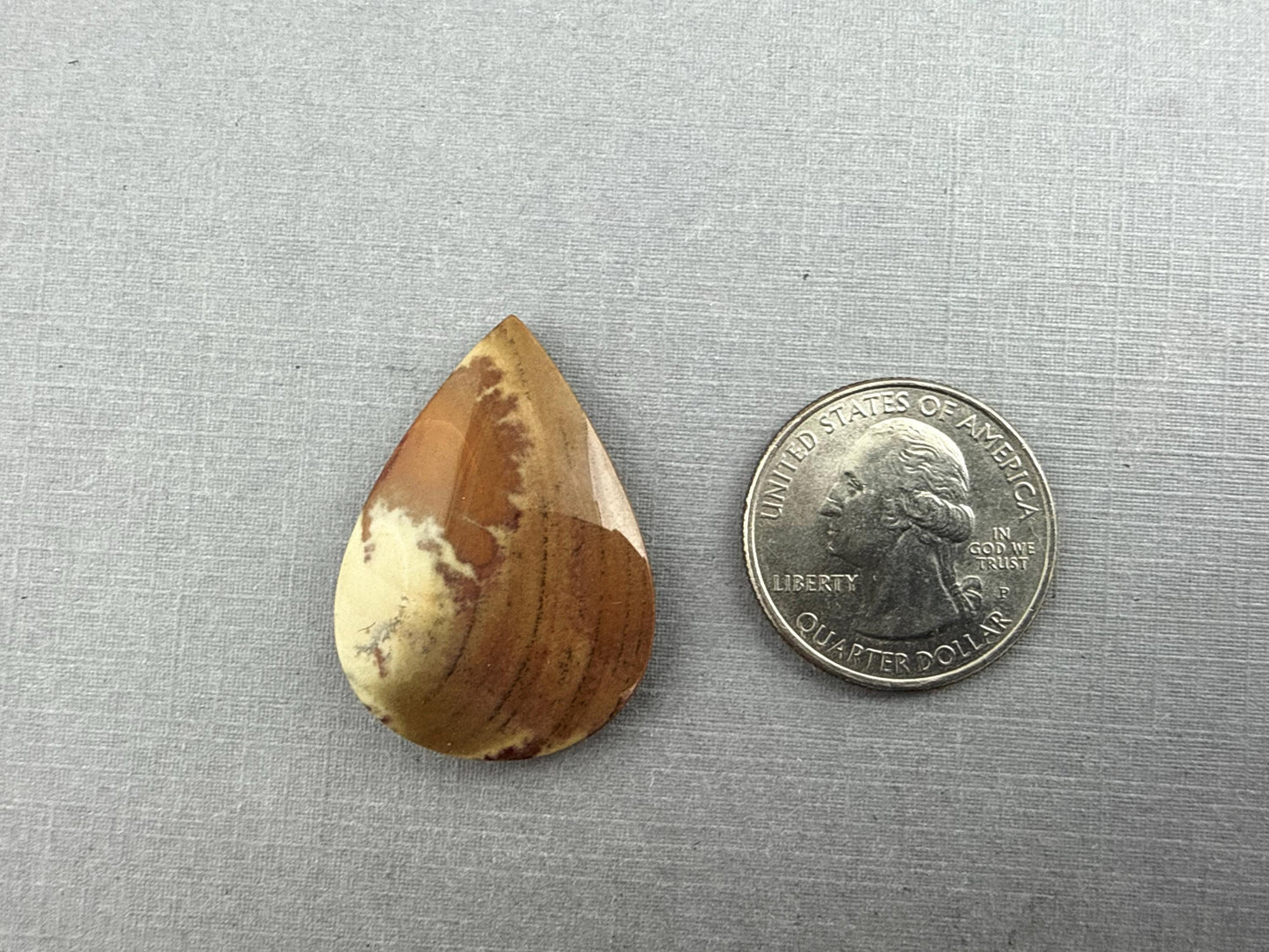 Owyhee Picture Jasper Cabochon | Oregon Idaho Gemstone | Mined in the USA | JS307 - Owyhee Jasper, Oregon Jasper - GemEnthusiast