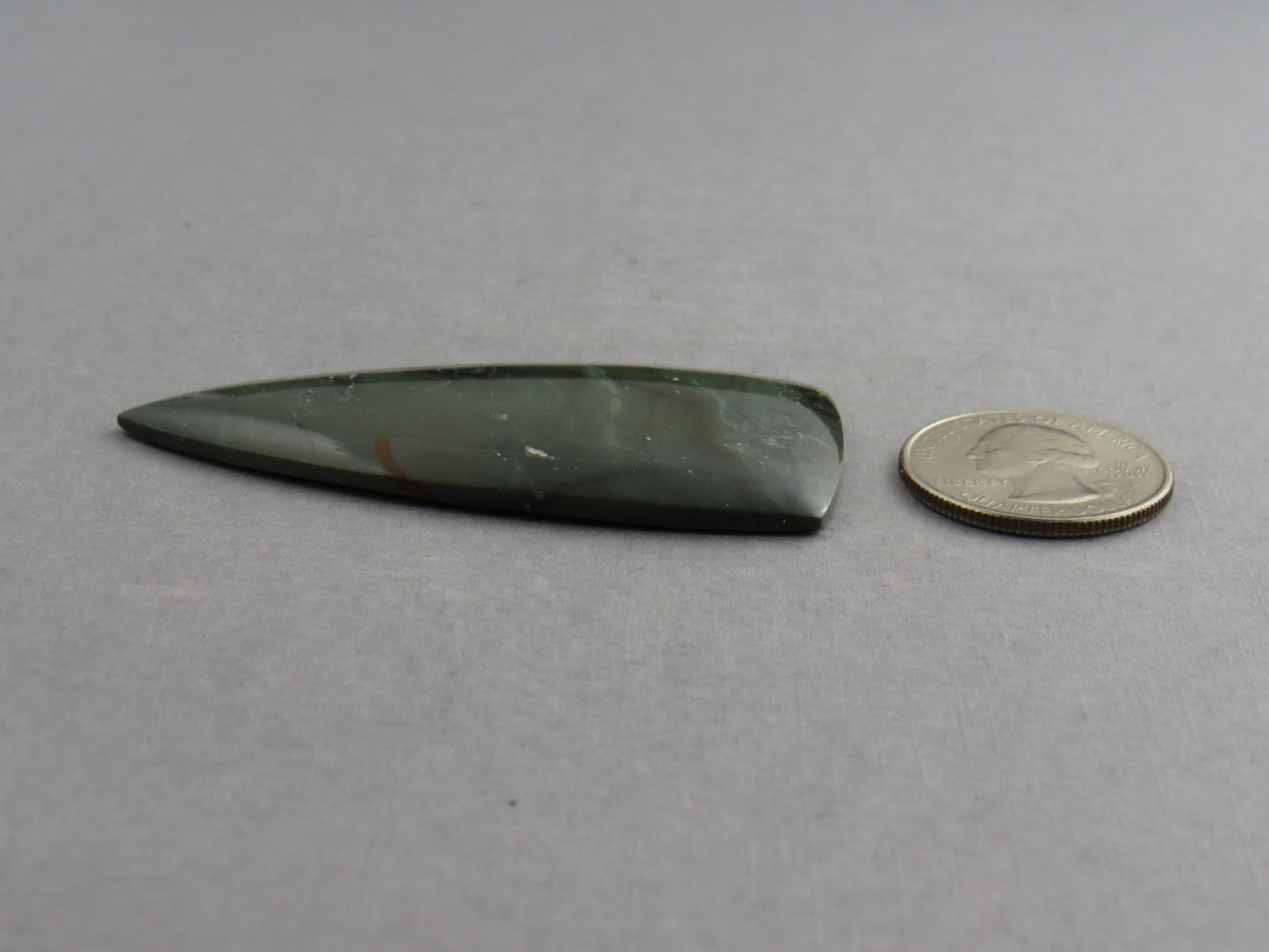 HUGE Blue Mountain Jasper Cabochon | 65x49 Oregon Gemstone | Mined in the USA | JS348 - Blue Mountain Jasper, Oregon Gemstone - GemEnthusiast