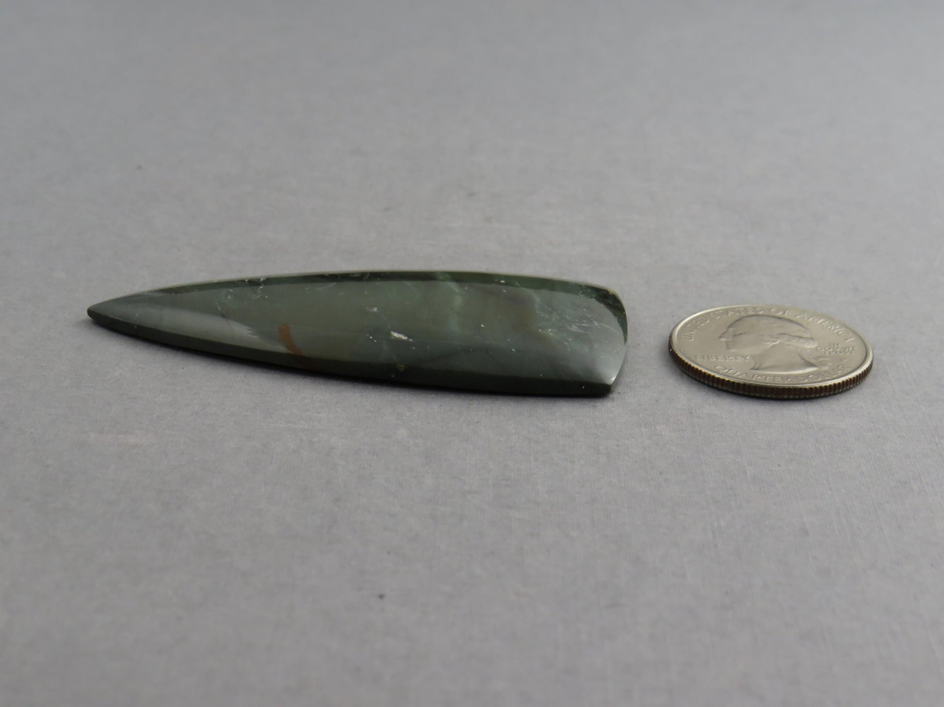 HUGE Blue Mountain Jasper Cabochon | 65x49 Oregon Gemstone | Mined in the USA | JS348 - Blue Mountain Jasper, Oregon Gemstone - GemEnthusiast