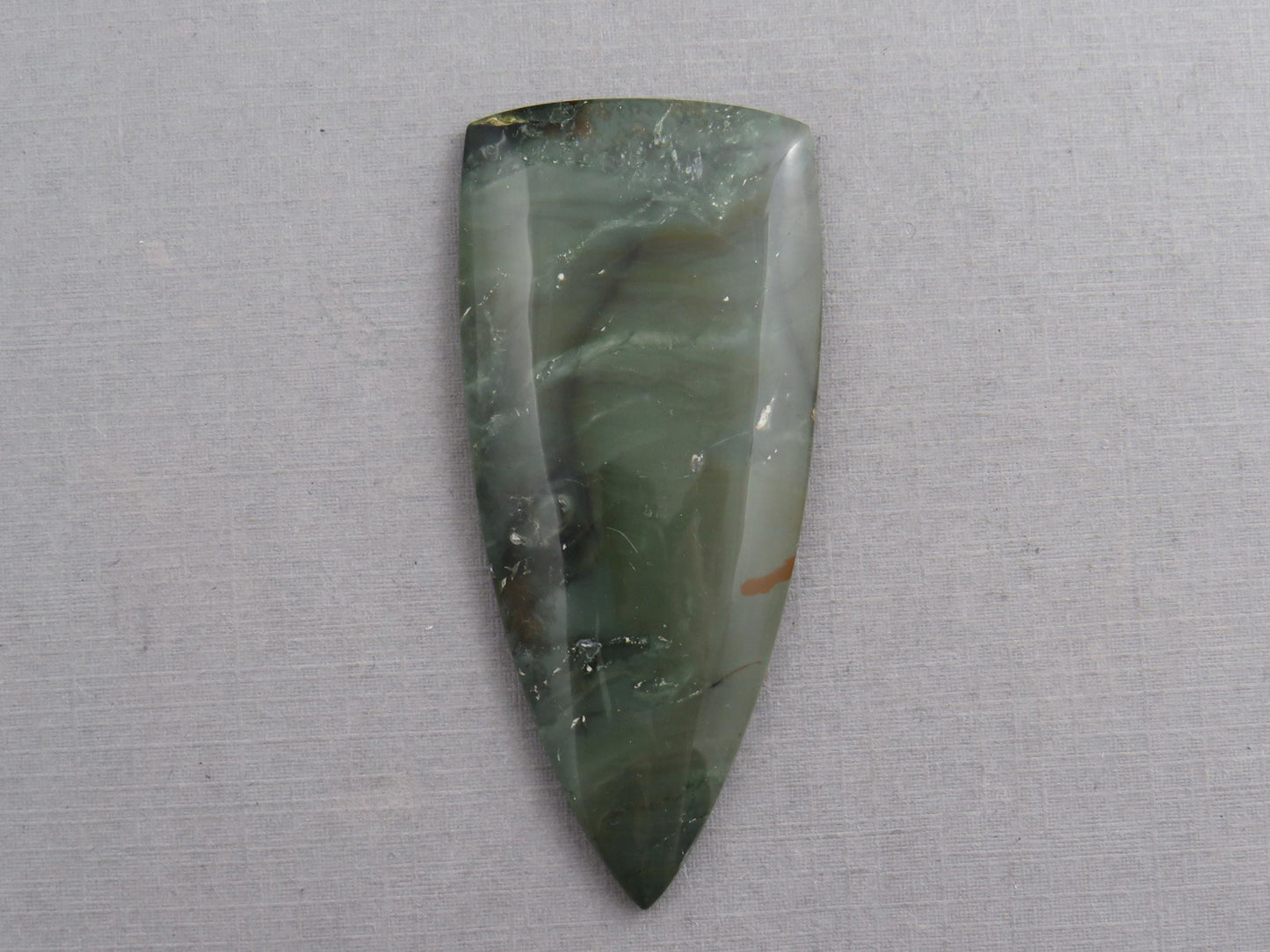 HUGE Blue Mountain Jasper Cabochon | 65x49 Oregon Gemstone | Mined in the USA | JS348 - Blue Mountain Jasper, Oregon Gemstone - GemEnthusiast
