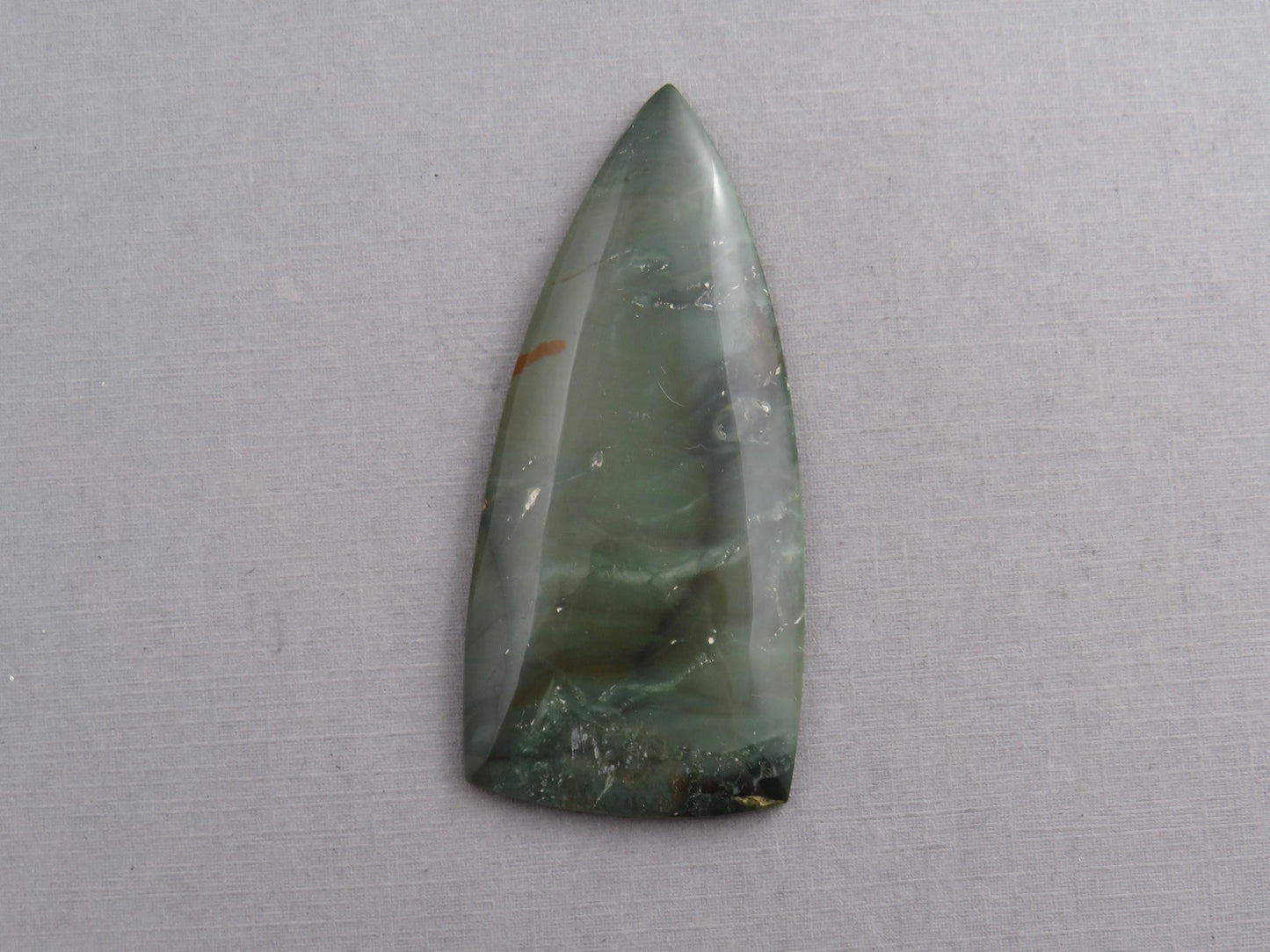HUGE Blue Mountain Jasper Cabochon | 65x49 Oregon Gemstone | Mined in the USA | JS348 - Blue Mountain Jasper, Oregon Gemstone - GemEnthusiast