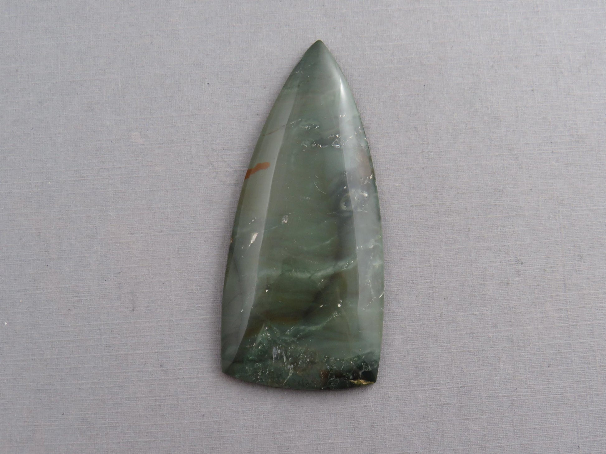 HUGE Blue Mountain Jasper Cabochon | 65x49 Oregon Gemstone | Mined in the USA | JS348 - Blue Mountain Jasper, Oregon Gemstone - GemEnthusiast