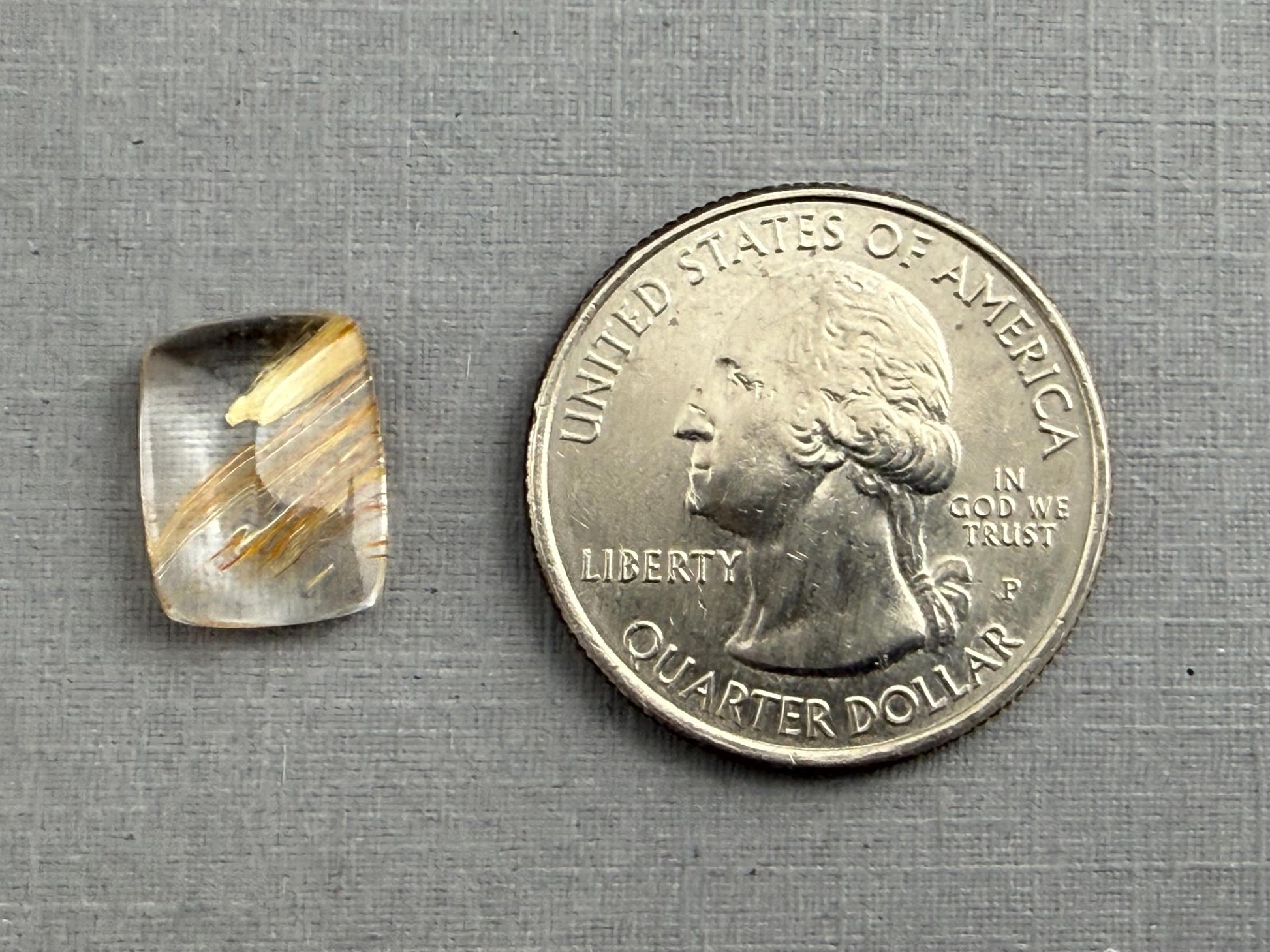 Topaz with Limonite | 13x10mm | Cabochon top with Faceted bottom | TP101 - Topaz, Limonite - GemEnthusiast