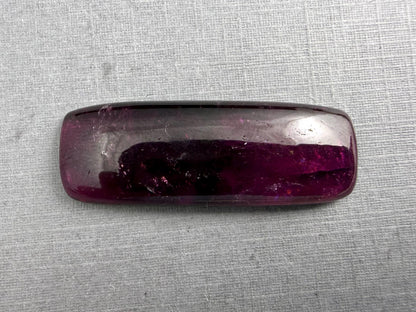 HUGE Rubellite Tourmaline Rectangle Cabochon | Loose Natural Gemstone | 21+ carats | TR146 - Rubellite Tourmaline - GemEnthusiast