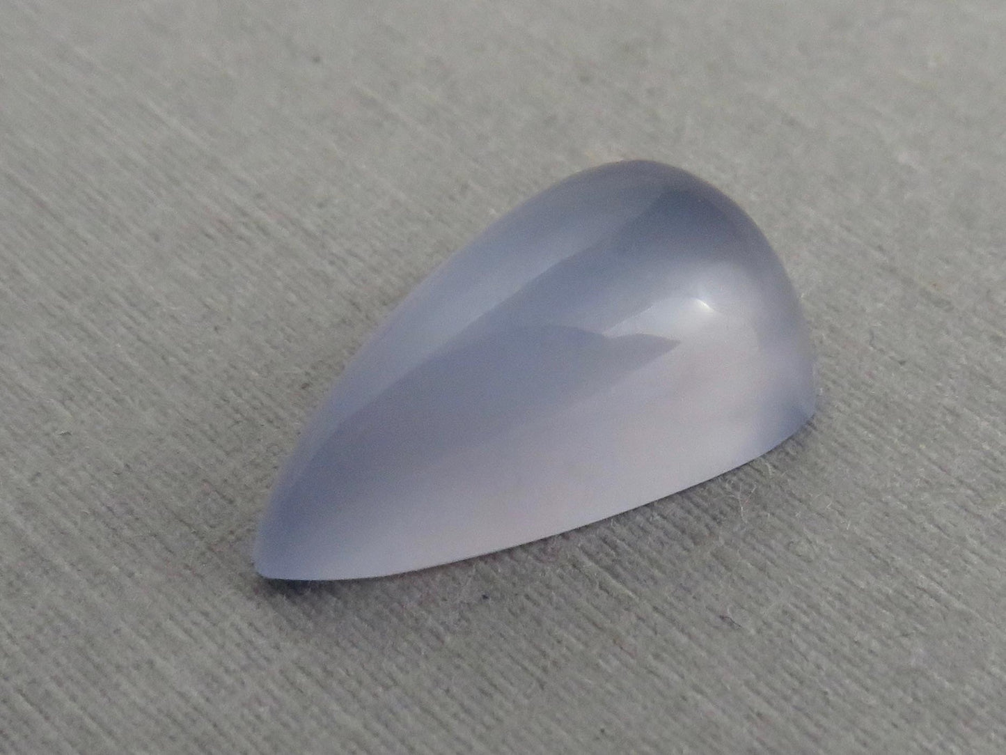 Natural Blue Chalcedony | 18x10 | Freeform Translucent Cabochon | CA341 - Chalcedony - GemEnthusiast