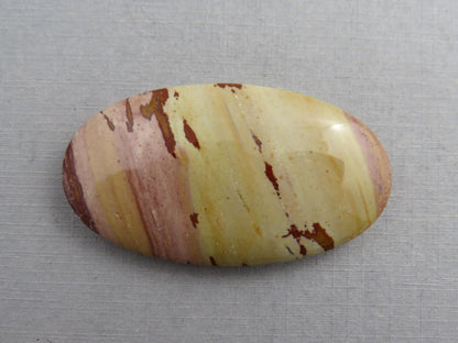 HUGE Dead Camel Jasper | American Gemstone Oval Cabochon from Nevada | 55mm x 30mm | JS398 - Dead Camel Jasper, Nevada Cabochon - GemEnthusiast