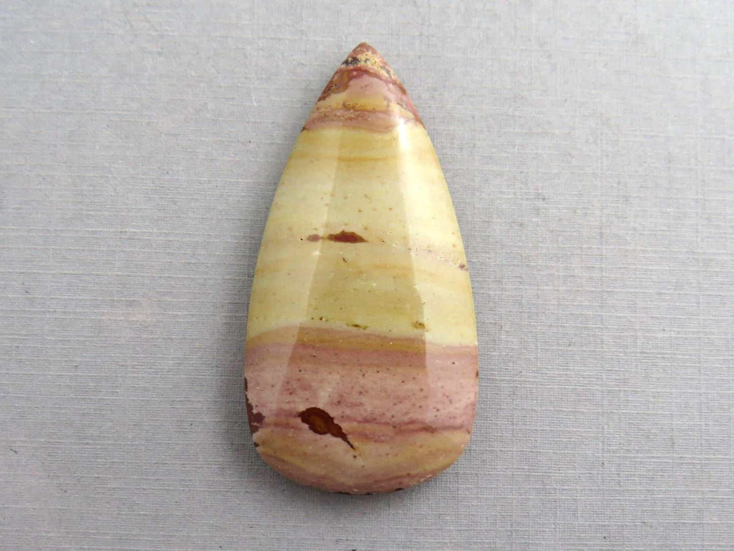 HUGE Dead Camel Jasper | American Gemstone Cabochon from Nevada | 58mm x 28mm | JS397 - Dead Camel Jasper, Nevada Cabochon - GemEnthusiast