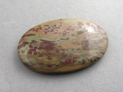 Dead Camel Jasper | American Gemstone Oval Cabochon from Nevada | 47mm x 32mm | JS396 - Dead Camel Jasper, Nevada Cabochon - GemEnthusiast